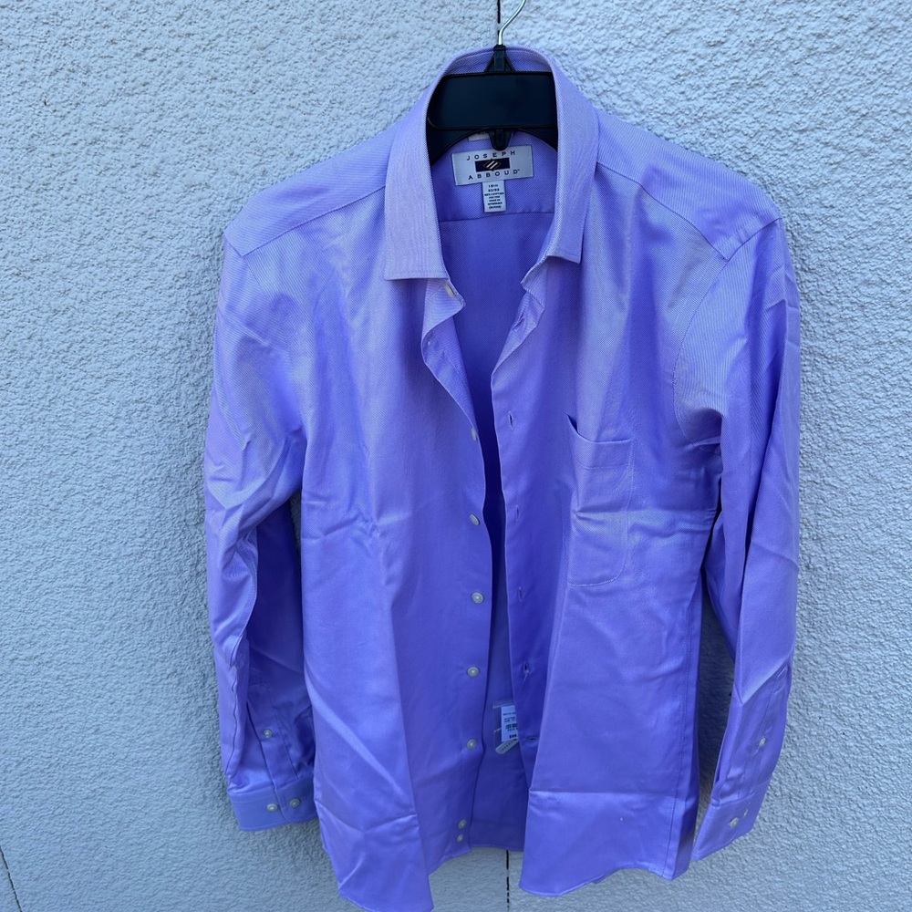 Joseph Abboud Collard men’s shirt purple